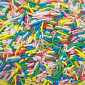 80170. Посыпка сахар.ВЕРМИШЕЛЬ разноцвет. (мешок 1 кг)