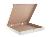 Коробка пицца 400х400х40 белая (50 шт)