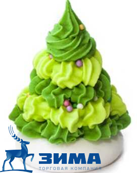 картинка Сахарная фигурка "Новогодняя елка" (40 шт) 14002*R от Торговой Компании "Зима"