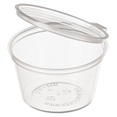 Соусница с крышкой 30 мл. прозр, 1680 штуп