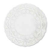 Салфетка Ажурная Розочка д-18 см