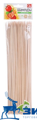 картинка Шампур деревянный GRIFON 30 см.(100/30 уп) от Торговой Компании "Зима"