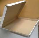 Гофролоток пицца (400 400 40)серый (упк 50 шт)