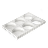 TOR180. Форма ТОРТАФЛЕКС КРУГ 180 поднос+6 форм (1шт)