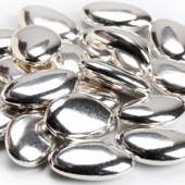 33014. Украшение сахаристое серебряный МИНДАЛЬ (пакет 1 кг.