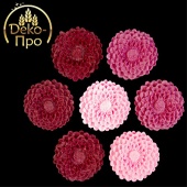 56706 Сахарные цветы ГЕОРГИНЫ (упаковка 102 штуки)