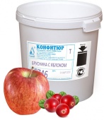 Конфитюр Брусника с яблоком Т (ведро 13 кг)