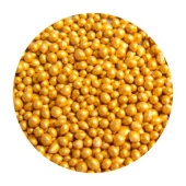 AI28200 Драже сахарное-золотые шарики , 4 мм, ( 1кг)