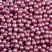 Шарики сахар.розовые 5 мм металл 1 кг 33026