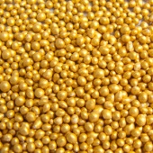 Украшение сахарист. МОНПАРЕЛЬ золото перламутр (пакет 0,5 кг) 33043