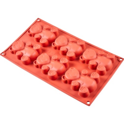 Форма силиконовая МИШКА, 6 фигур 85х70 h18 22634 от Торговой Компании "Зима" картинка Форма силиконовая МИШКА, 6 фигур 85х70 h18 22634 от Торговой Компании "Зима"