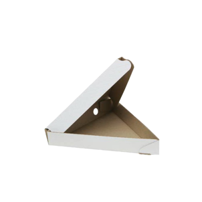 картинка Коробка пицца треугольник 240х240х200х35 мм бур/бел КРАФТ (50 шт) от Торговой Компании "Зима"