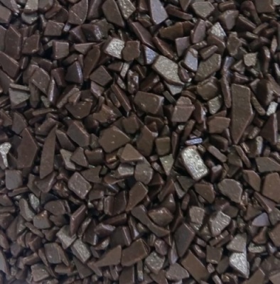 картинка Посыпка декоративная "Крошка" темная глянцевая Профи-Декор (коробка 4 кг) от Торговой Компании "Зима"