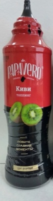 картинка Топпинг с маркировкой Dr.Papavero со вкусом и ароматом Киви (бут.1 кг) от Торговой Компании "Зима"