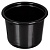 Контейнер круглый К-115 черный 500 мл. (500х50)