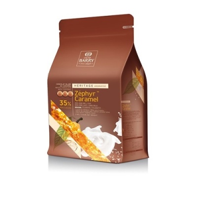 картинка Шоколад Cacao Barry белый с карамелью ZEPHYR Caramel Pistoles 2.5 кг/шт CHK-N35ZECA-2B-U75 от Торговой Компании "Зима"