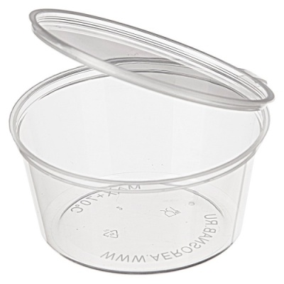 картинка Соусница 80 мл.h30 мм,d-62 прозр,ПП 1500 шт/уп от Торговой Компании "Зима"