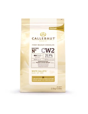 картинка Шоколад Callebaut белый Каллеты 2,5 кг CW2-RT-U71  от Торговой Компании "Зима"