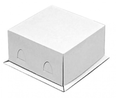 картинка Коробка тортовая 210х210 (без печати) (100 шт) от Торговой Компании "Зима"