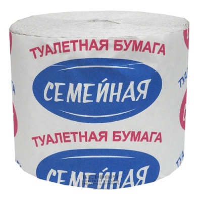 картинка Туалетная бумага "Семейная" без втулки (упаковка 10 шт) от Торговой Компании "Зима"