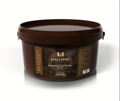 картинка Паста молочный шоколад Hallipso (ведро 3 кг) от Торговой Компании "Зима"