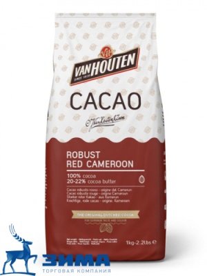 картинка Какао-порошок Van Houten ROBUST RED CAMEROON. 20-22% (пакет 1 кг) DCP-20R118-VH-760      от Торговой Компании "Зима"
