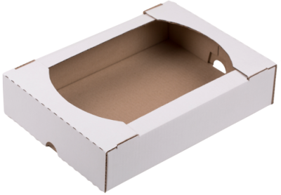 картинка Гофролоток R 16-17(370*245*90) БЕЛЫЙ  от Торговой Компании "Зима"