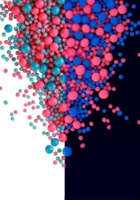 картинка ДРАЖЕ ЗЕРНОВОЕ взорванные зерна риса в цветной глазури НЕОН розовый,синий (уп1,5 кг)# 916 от Торговой Компании "Зима"