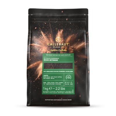 картинка Какао-порошок Callebaut Botanical Noir Intense (пакет 1 кг) DCP-10BONOI-89B от Торговой Компании "Зима"