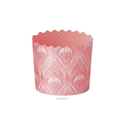 картинка Форма бумажная для кулича d70xh60 мм СВЕТЛАЯ ПАСХА (2000 шт) pmK7060sSP от Торговой Компании "Зима"