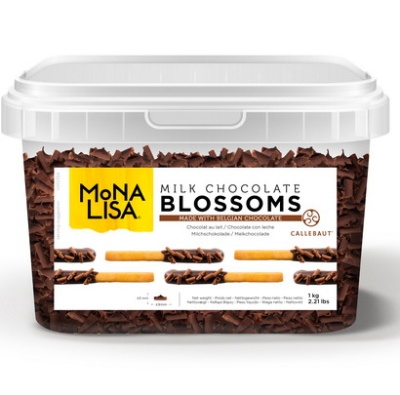 картинка Декор Завитки из молочного шоколада Mona Lisa 1кг/шт CHM-BS-22277E0-07B от Торговой Компании "Зима"