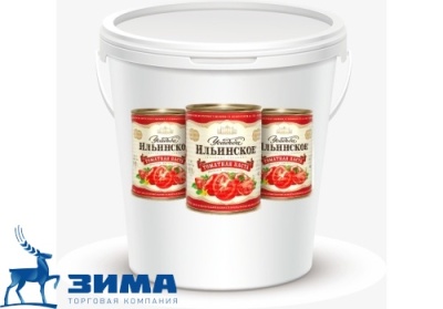 картинка Паста томатная "Усадьба Ильинское" (ведро 3 кг)  от Торговой Компании "Зима"