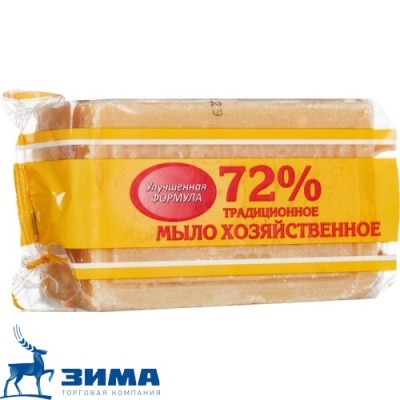 картинка Мыло хозяйственное 72% 300 гр (36шт) от Торговой Компании "Зима"