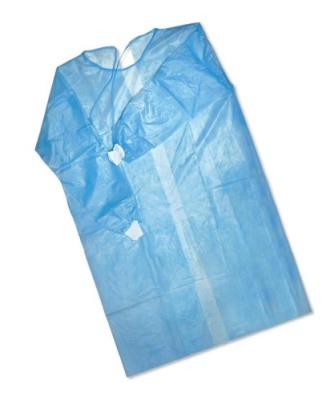 Халат процедурный белый (рукава на манжетах) до 110 см (1 шт/1уп) от Торговой Компании "Зима" картинка Халат процедурный белый (рукава на манжетах) до 110 см (1 шт/1уп) от Торговой Компании "Зима"