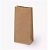 Пакет бумажный 350х200х100 КРАФТ коричневый (1500 шт)