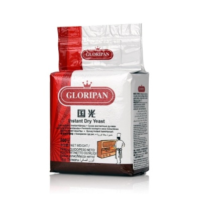 картинка Дрожжи инстантные "GLORIPAN" 500 гр. (коробка 10 кг/20 штх0,5 кг) от Торговой Компании "Зима"