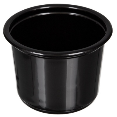 картинка Контейнер  К-115 круглый  черный 350 мл. (500/50) от Торговой Компании "Зима"
