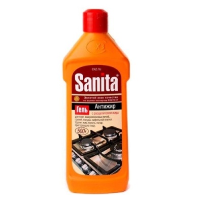 картинка Ср-во для чистки плит"Sanita"500 мл (20шт) от Торговой Компании "Зима"