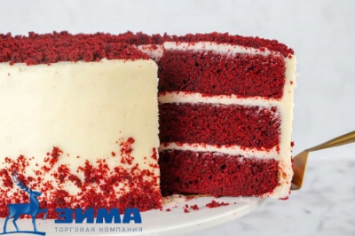 картинка Смесь для торта Красный Бархат "Визьен" (мешок 10 кг) от Торговой Компании "Зима"