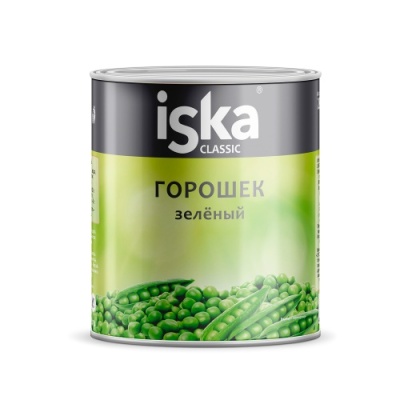 картинка Зеленый горошек 3100 мл ISKA ж/б (1 шт) от Торговой Компании "Зима"