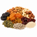 Сухофрукты, семена и орехи