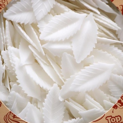 картинка Лист РОЗЫ малый 38 мм, белый  (1000 шт) tp67474 от Торговой Компании "Зима"