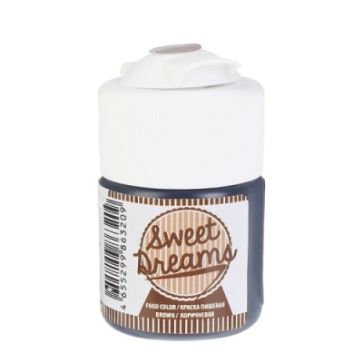 картинка Краситель Краска Пищевая Гелевая Коричневая "Sweet Dreams" 20 гр от Торговой Компании "Зима"
