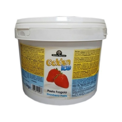 картинка Паста Фрагола Pasta Fragola со вкусом клубники (ведро 1,5 кг) от Торговой Компании "Зима"