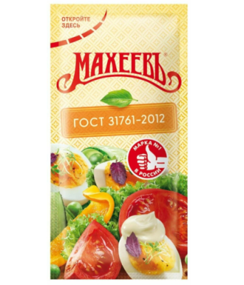 картинка Соус майонезный "Махеев" 40% Провансаль 25г. (коробка/блок 120 шт) от Торговой Компании "Зима"