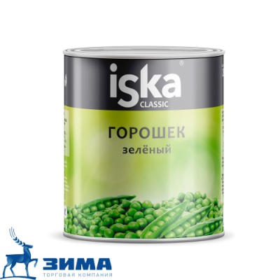 картинка Зеленый горошек 3100 мл ISKA ж/б (1 шт) от Торговой Компании "Зима"