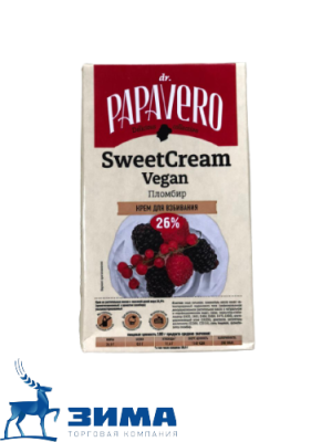 картинка Сливки растительные "SWEETCREAM  VEGAN" 26 % (12 шт х 1 л) 								 от Торговой Компании "Зима"