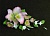 11176В.Цветы из мастики (12 шт)  Орхидея