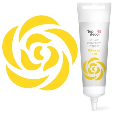 картинка Краситель пищ.гелевый жидкий ЖЕЛТЫЙ 100 г hk79217 от Торговой Компании "Зима"