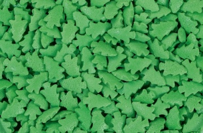 картинка Посыпки Елки зеленые большие (уп.0,75 кг) tp95088 от Торговой Компании "Зима"